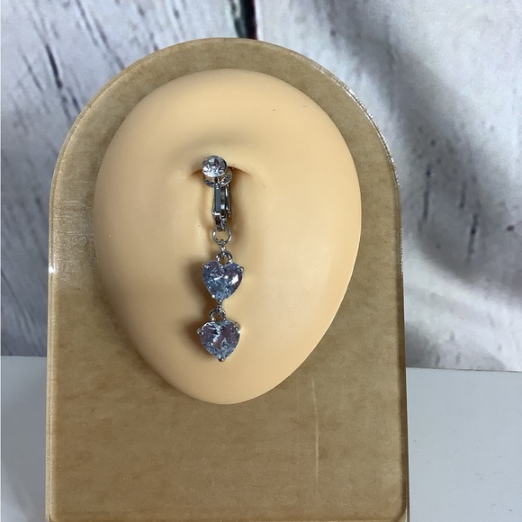 Clip-On Belly Button Ring - Picture 2 of 3